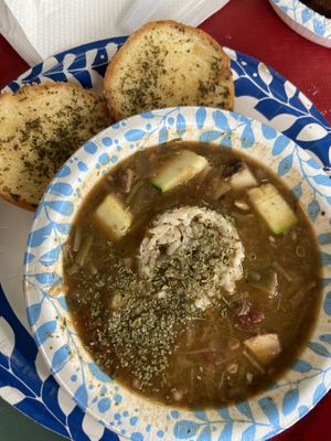 Vegan Gumbo   at Meals From The Heart Cafe in New Orleans
