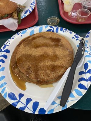 Pancakes  at Meals From The Heart Cafe in New Orleans