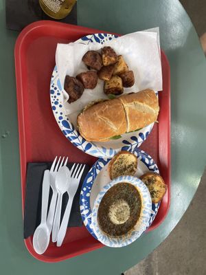   at Meals From The Heart Cafe in New Orleans