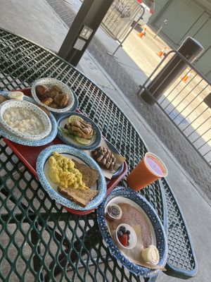 full breakfast all the fixings   at Meals From The Heart Cafe in New Orleans