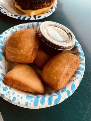 Beignets   at Meals From The Heart Cafe in New Orleans