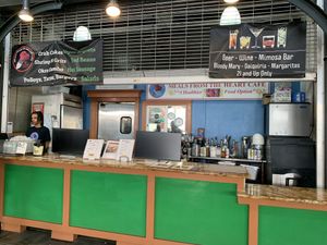 Booth front  at Meals From The Heart Cafe in New Orleans