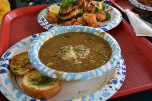 Vegan gumbo (large)  at Meals From The Heart Cafe in New Orleans