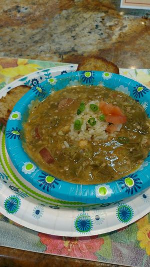 Vegan Gumbo at Meals From The Heart Cafe in New Orleans