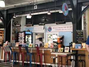 Meals from the Heart inside the French market  at Meals From The Heart Cafe in New Orleans