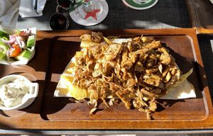 Vegan Gyro with Tzatziki at Steve's in Paphos