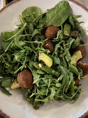 Falafel salad (keto salad with chicken swapped for falafel!)   at Steve's in Paphos