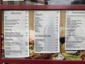 Menu at Charcutaria e Queijaria do Mercado in Funchal
