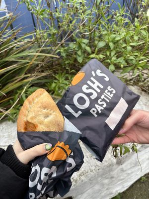   at Losh's Pasties in Haverfordwest
