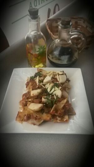 lasaña boloñesa vegana...exquisita!! at Vege Chef in Santiago