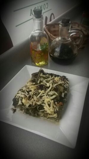 lasaña de verduras vegana at Vege Chef in Santiago