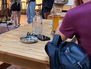 Ash trays …. Yuk! at Dara Thai in Athens