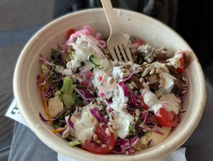 Open Sesame Salad Bowl at DCA - Mezeh - New Concourse in Arlington