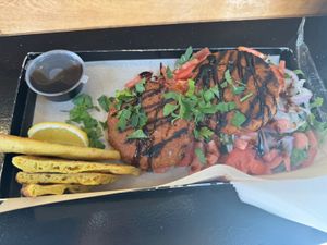 Vegan main dish  at To Souvlaki Tis Madame Sousou in Athens