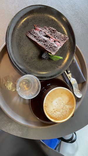 Schoko vegan und Cappuccino Soya  at Aika in Friedrichshafen