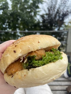 No chicken vegan sandwich    at Aika in Friedrichshafen