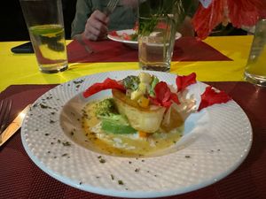 Appetizer at Darinia's Kitchen in Corn Islands