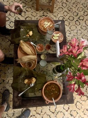   at La Casa Del Tamal in San Cristobal De Las Casas