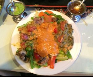 entree ready to eat! at Good Karma Restaurant in Park City