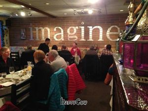 inside at Good Karma Restaurant in Park City