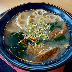 Lotus miso  at Sushi OMAKASE in Zakopane