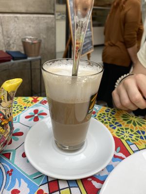 Latte with soy milk at Corso Vittorio 113 in Palermo