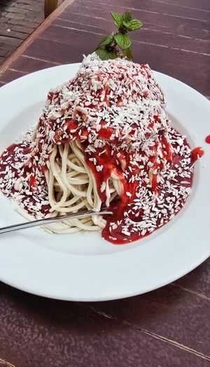 Spaghetti coupe at Eiscafé ZALIVANI in Nettetal