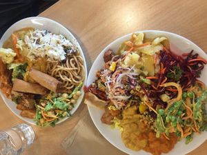 A little of everything! at Three Pillars Cafe in New Plymouth