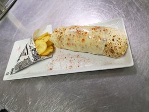 Burrito veggie at El Gecko Veggie in Lanzarote