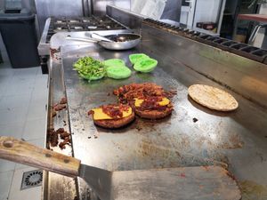Burguer veggie at El Gecko Veggie in Lanzarote