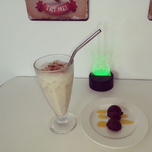 Horchata casera at El Gecko Veggie in Lanzarote