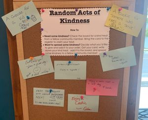 Give and take some kindness!! at Grandma's Kitchen - Arnot Mall in Horseheads