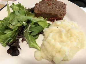 Beyond Meatloaf with mashed potatoes  at Grandma's Kitchen - Arnot Mall in Horseheads