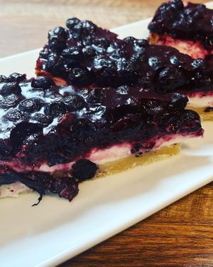 Blueberry cheesecake at Grandma's Kitchen - Arnot Mall in Horseheads