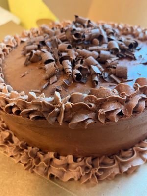 Chocolate layer cake with chocolate ganache filling  at Grandma's Kitchen - Arnot Mall in Horseheads