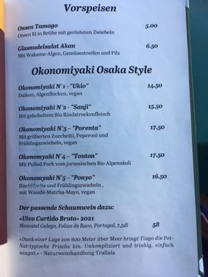 Japanese okonomiyaki - yummi😋  at wartsaal Kaffee in Bern