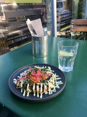 okonomiyaki “ponyo” - simply delicious  at wartsaal Kaffee in Bern