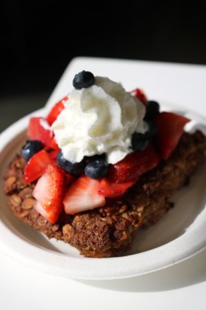 Baked Oatmeal at Good Life Organic Kitchen in Fort Mill
