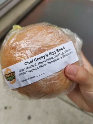 Chef Reeky's egg salad at American Vegan Center in Philadelphia