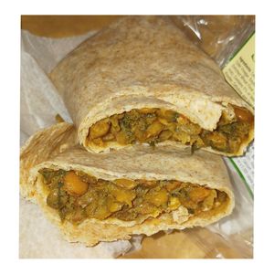 Lentil-Spinach Burrito at American Vegan Center in Philadelphia