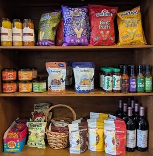 snacks at American Vegan Center in Philadelphia