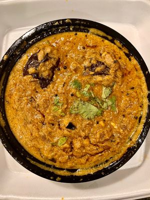 Guthi Vankaya (Eggplant/ Bhaghara Baingan) at Bawarchi Biriyani in Mason
