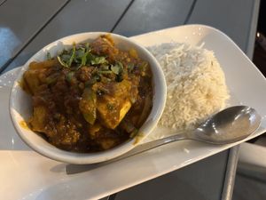 Tofu jalfrezi  at House of Naan in New Haven