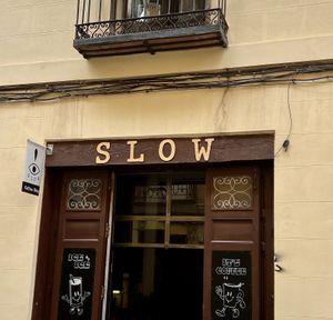 Outside  at Slow Café in Madrid