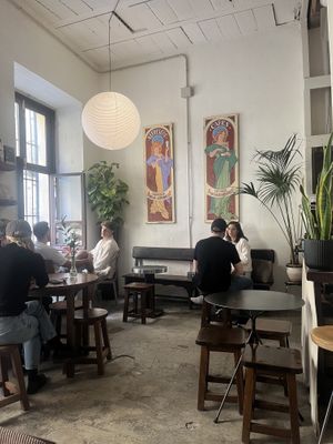   at Slow Café in Madrid