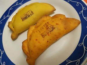 vegan empanadas at Empanadas Las Muns - Mayor in Madrid