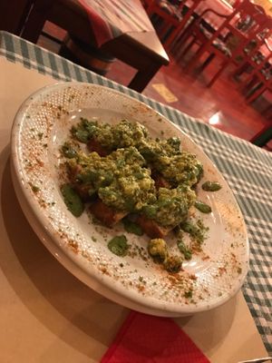 Vegetarian fondue at Spaghetti Western in Tirana