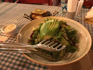 Rocky Mountain Salad (request no cheese to make it vegan) at Spaghetti Western in Tirana