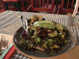 Vegan Rocky Mountain Salad at Spaghetti Western in Tirana