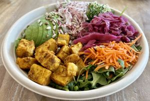 Vegan lentil bowl  at Pura Vida - Edgewater in Miami